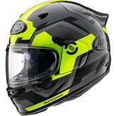 Arai Quantic Face Fluor Yellow Kapalı Kask - Çift Renk