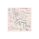 Arancia Pembe 90X90 İpek Twill Eşarp