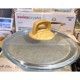 Arcak2 Karaca Granit Çelik 24 cm Cam ve Ahşap Kulp