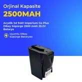 Arçelik Sd 9461 Imperium Go Plus Dikey Süpürge 2500 mAh 25.2 V Batarya
