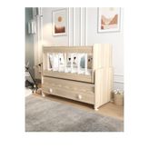 ardilla furniture Çekmeceli Sallanır Anne Yanı Ahşap Bebek Beşiği Sonoma cradle