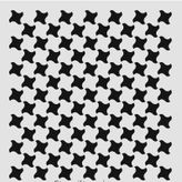 Ardışık Desen Stencil Şablon (30x30) R-064