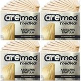 Aremed Abeslang Tahta Dil Basacağı Ahşap Spatula Çubuğu 100'lü 4 Kutu
