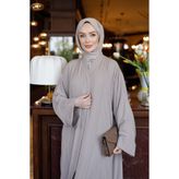 arga prive DUBAİ İPEĞİ EL İŞLEMELİ ABAYA