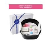 Argan Cure Yenileyen Ayak Bakım Seti ( Pedikür Leğeni-şekerli Peeling-çatlak Kremi-nem Topu) Siyah