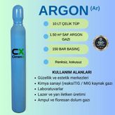 Argon Gazı Çelik Tüp 10 Lt
