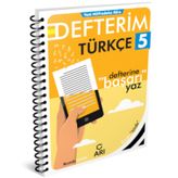 Arı 2025 5. Sınıf Türkçe Defterim