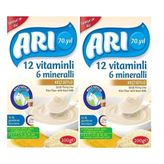 Arı 4+ Ay 2x200 gr 12 Vitaminli 6 Mineralli Keçi Sütlü Pirinç Unu Bebek Maması