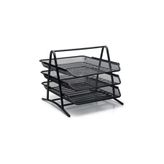 Ark 3A Metal Evrak Rafı Siyah 3'lü