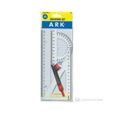 Ark Çizim Seti 20 cm Cetvelli 4 parça