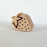 Arkaik Craft Çilek Ahşap Baskı Kalıbı