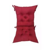 Arkalıklı Sandalye Minderi 45*85 Cm Bordo