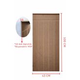 Arkıtekt Ex Boyanabilir Ahşap Duvar Paneli 10 Mm Kalınlık Ham Mdf