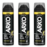 Arko Men Black 3x200 ml Tıraş Jeli