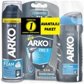 Arko Men Cool Tıraş Köpüğü + Tıraş Kolonyası + Tıraş Bıçağı