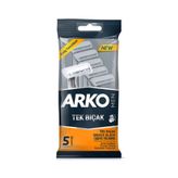 Arko Men Tek Bıçaklı 5'li Tıraş Bıçağı