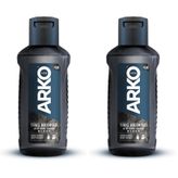 ARKO MEN Tıraş Sonrası Kolonya, Black, 255 Mililitre (2 paketi)