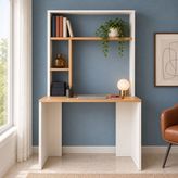 Arles Home Bella Çalışma Masası - Beyaz - Ahşap