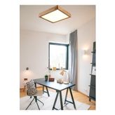 AR&MA WOOD Ahşap Çerçeve Tavan Led Aydınlatma Avize 30*30 cm Salon Yatak Odası Mutfak 6500K Beyaz Işık Kare