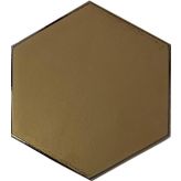 Armada Çini 15x17 cm Düz Bronz Altıgen Seramik
