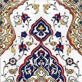 Armada Çini 20x20 cm SP 79 Kütahya Cami Çinisi Osmanlı Desenli Seramik Çini Karo