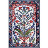 Armada Çini 40X60 Cm Ed 510 Yeşil Hançerli Eldekoru Çini Pano