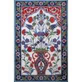 Armada Çini 40X60 Cm Ed 511 Saksılı Eldekoru Çini Pano