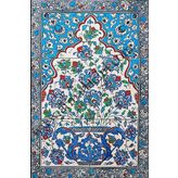 Armada Çini 40X60 Cm Ed 607 Mavi Saksılı Eldekoru Çini Pano