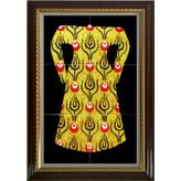Armada Çini 40x60 Cm ED 655 Yaldızlı Kaftan Çini Pano