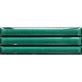 Armada Çini 7x21 cm Bambu Yeşil Desenli Çini Seramik Karo