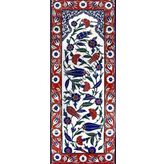 Armada Çini ED-707 40X100 Cm Lalezar Eldekoru Çini Pano