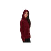 Armadillos Kadın Bordo Eldivenli Bordo Polar Sweatshirt