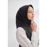 ARMANDA PREMIUM TWILL İPEK EŞARP - SİYAH