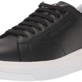 Armani Exchange Erkek Erkek, Basic, Back Extended Logo, Navy Sneaker, Siyah, 43 EU
