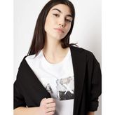 Armani Exchange Kadın Basic Logolu Göğüs Üstü T-Shirt