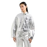 Armani Exchange Metallic Bomber Jacket Ceket Kadın