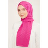 Armine 1-04 Pembe Desenli Şal