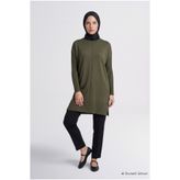 Armine Basic Triko Tunik Haki