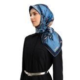 Armine Çiçek Desenli İpek Eşarp, E25YA9337D02