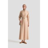Armine Elbise 25YD4236 Bej