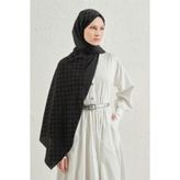 Armine Elegance İpek Pamuk Dama Şal 01