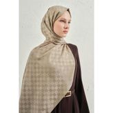 Armine Elegance İpek Pamuk Dama Şal 08