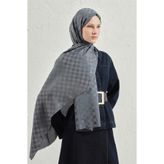 Armine Elegance İpek Pamuk Dama Şal 19