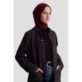 Armine Melanjlı Örme Kap 25KD1123 Siyah - 38