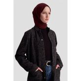 Armine Melanjlı Örme Kap 25KD1123 Siyah