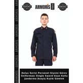 Armoris Delux Serisi Personel Giysisi Görev Üniforması Single Sword Uzun Kollu Jandarma Asayiş Kışlık Gömlek - Standart - Çok Renkli