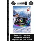 Armoris Özel Seri Çalışma Donanım Laptop Soğutucu CF07 Siyah - Çok Renkli - Tek Ebat