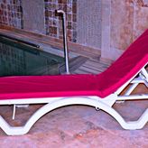 ARMUTLAND PUFUMO ŞEZLONG MİNDERİ PEMBE