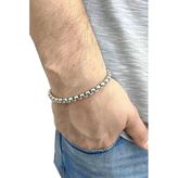 Arnavut Bileklik 2,5 Mm. 21 Cm. Gümüş Bileklik