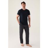 Arnetta Empty Siyah Erkek Pijama Takımı